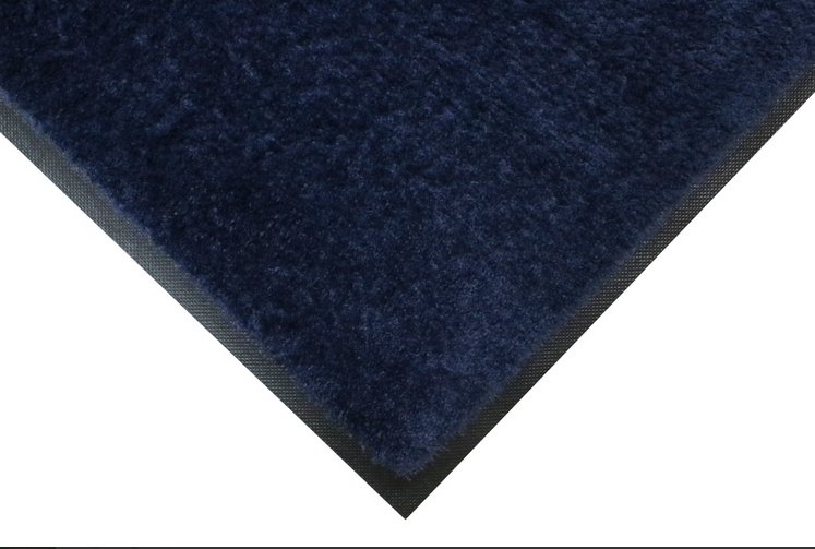 Corner of Blue Colorfest High Class Carpet Mat with Edging