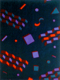 The Mat King Carpet Creations / The Neon Black Light Collection - Contempo Green