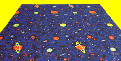 The Mat King Carpet Creations / The Neon Black Light Collection - Space Voyage
