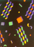 The Mat King Carpet Creations / The Neon Black Light Collection - Contempo Black