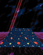 The Mat King Carpet Creations / The Neon Black Light Collection - Space Voyage