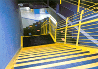 Italian Rubber Flooring - Stair System / Round Nosed Step Covering - Bistep Illustration