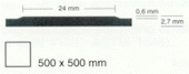 Italian Rubber Flooring - Stud System / Classic - BR Drawing Illustration
