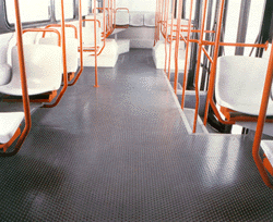 Italian Rubber Flooring - Stud System / Rollfloor BN Illustration