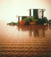 Italian Rubber Flooring - Stud System / Topfloor Illustration
